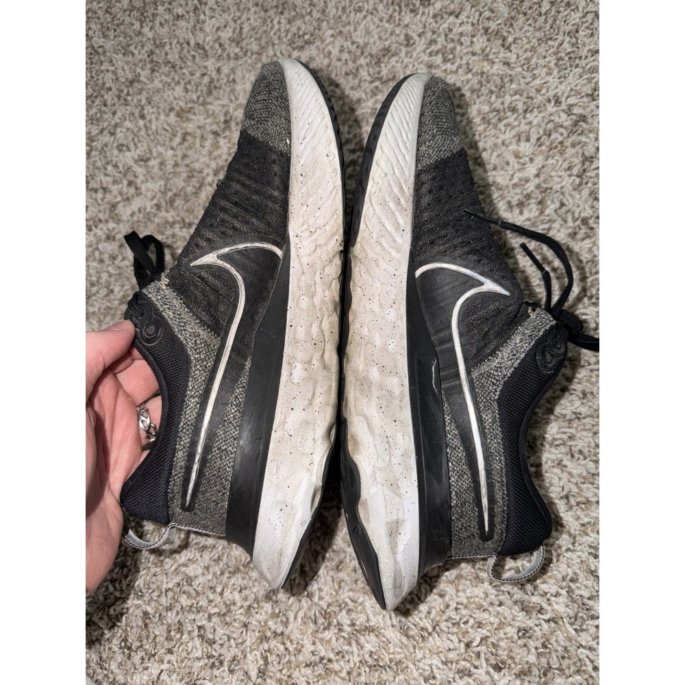 Nike React Infinity Run FK 2 Running Shoes Men's Size 11 CT2357-101 Black Oreo - Picture 9 of 9
